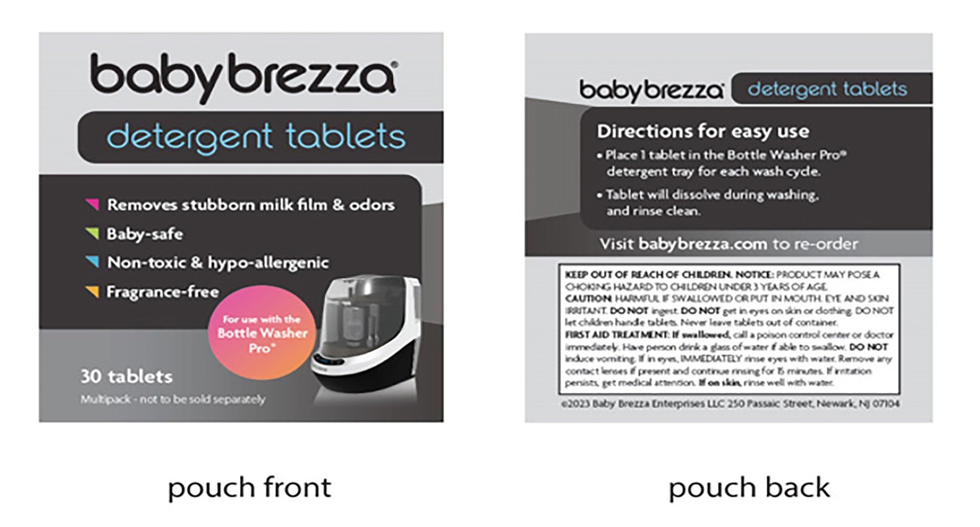Baby Brezza Bottle Washer Tablets Multi Liquid Sterilising Baby