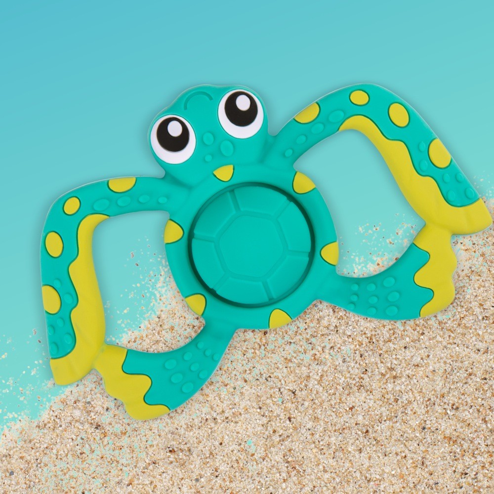 Playgro Pop And Chew Silicone Teether Interactive Toys Baby Bunting AU