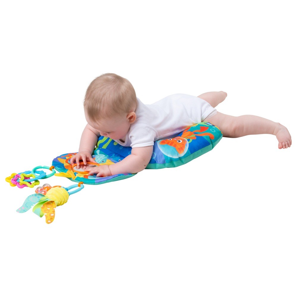 Playgro Ocean Adventure Tummy Pillow Interactive Toys Baby Bunting AU