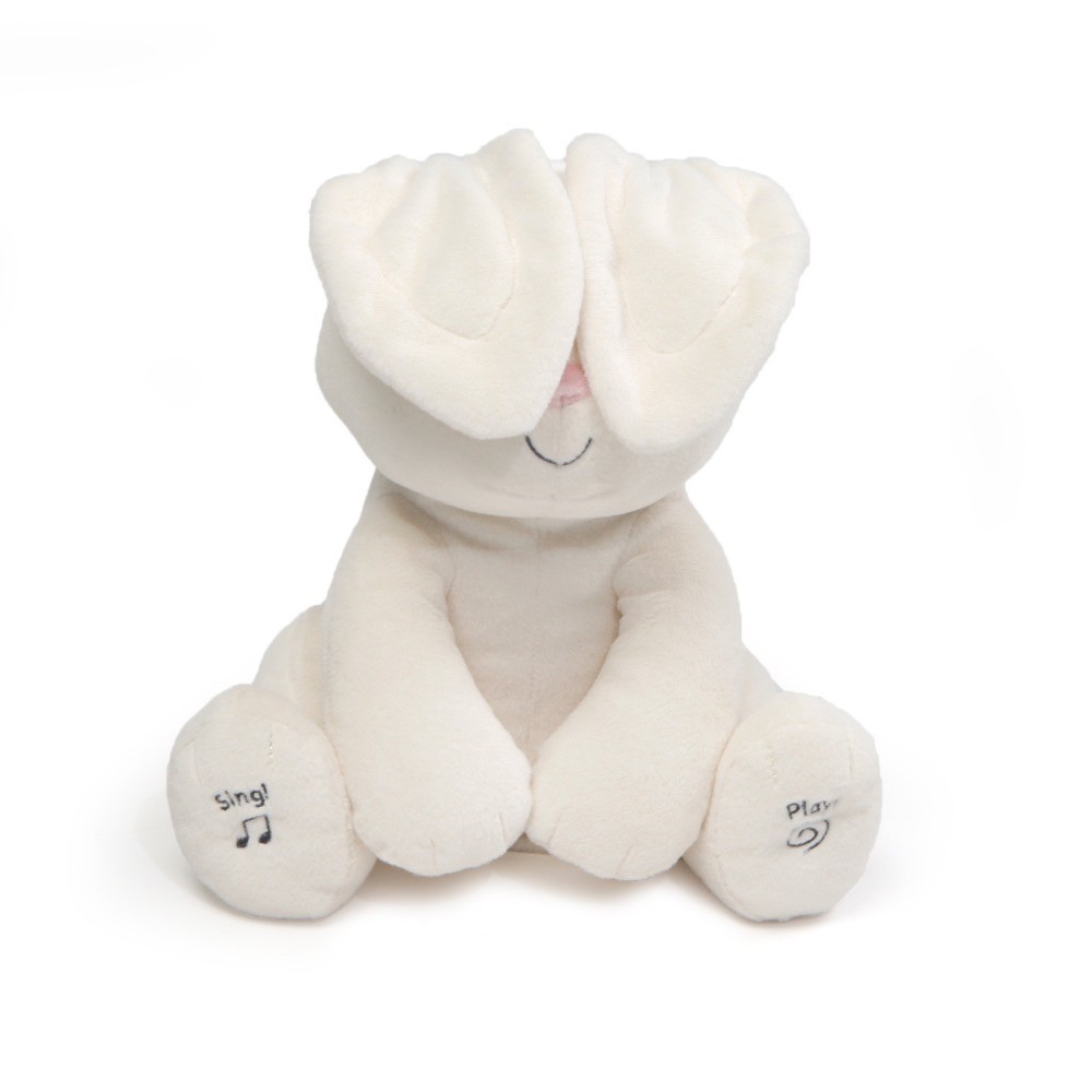 GUND Baby Flora The Bunny Plush Activity Toy - 8.5" With Crinkle Ears, Squeaker & Teether - View #2