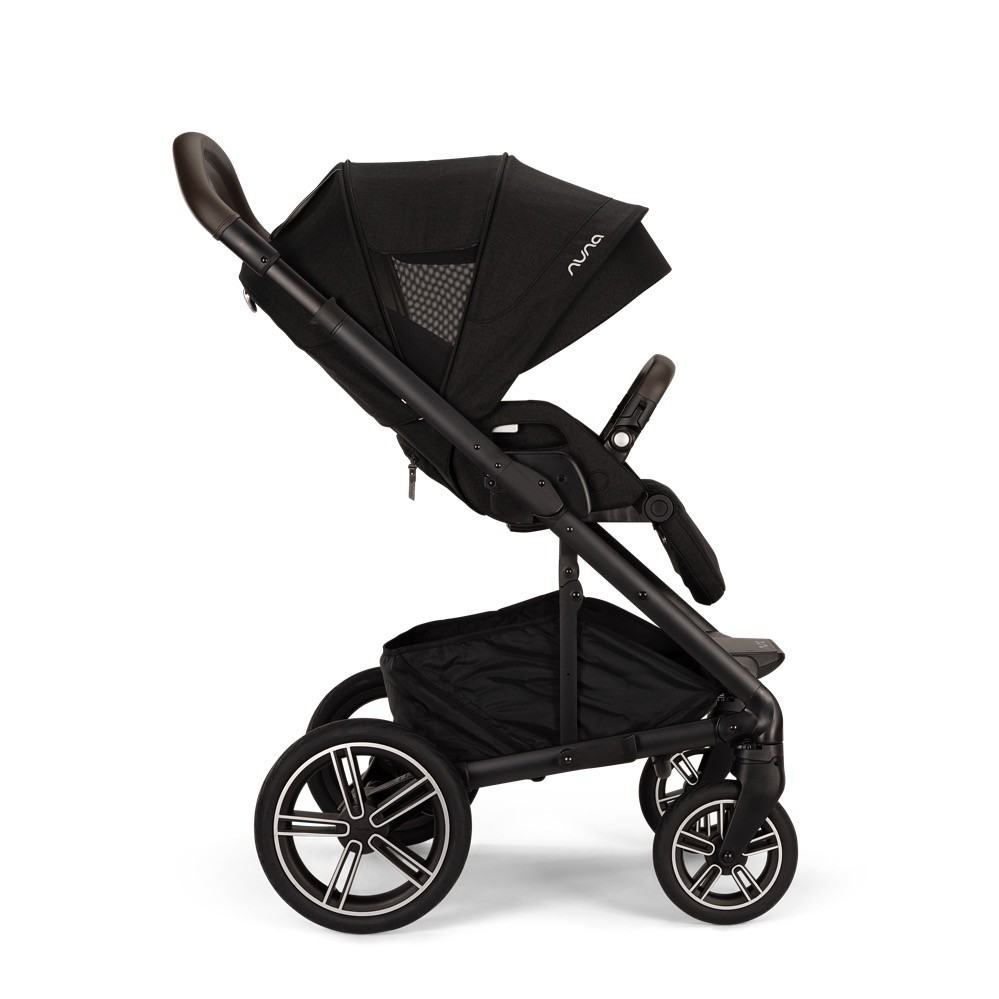 Nuna Mixx™ Next Pram Caviar/Chocolate | Single | Baby Bunting NZ