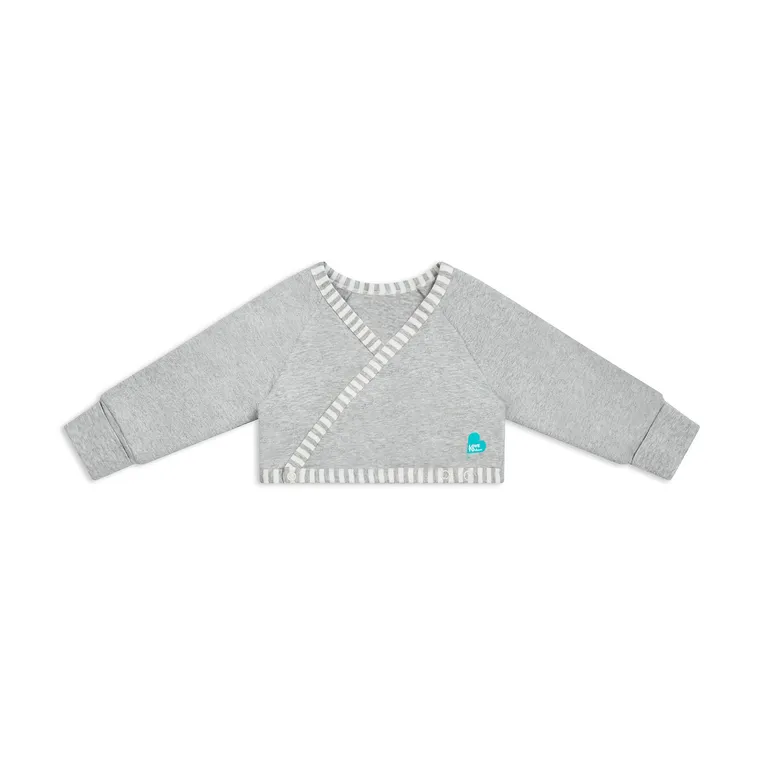 Love to Dream Snug Shrug 1.0 Tog Grey & White Stripe Size 6-12 Months