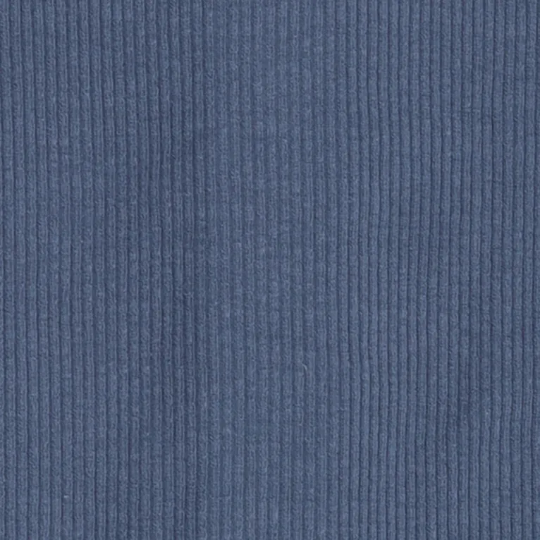Bilbi Onesie Short Sleeve Ribbed Organics Indigo