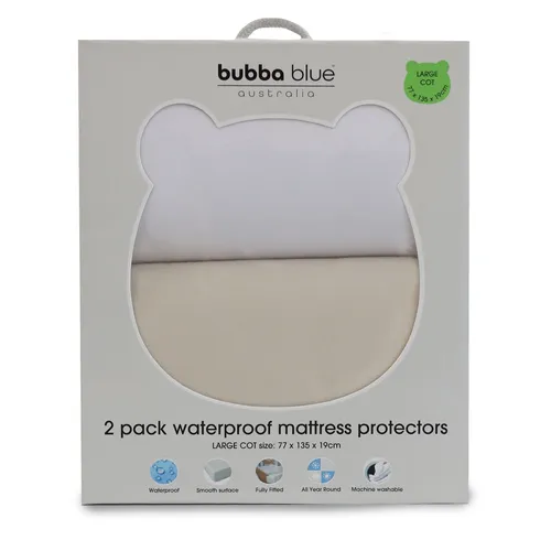 Bubba Blue Pack Mattress Protector Large Cot Baby Bunting AU