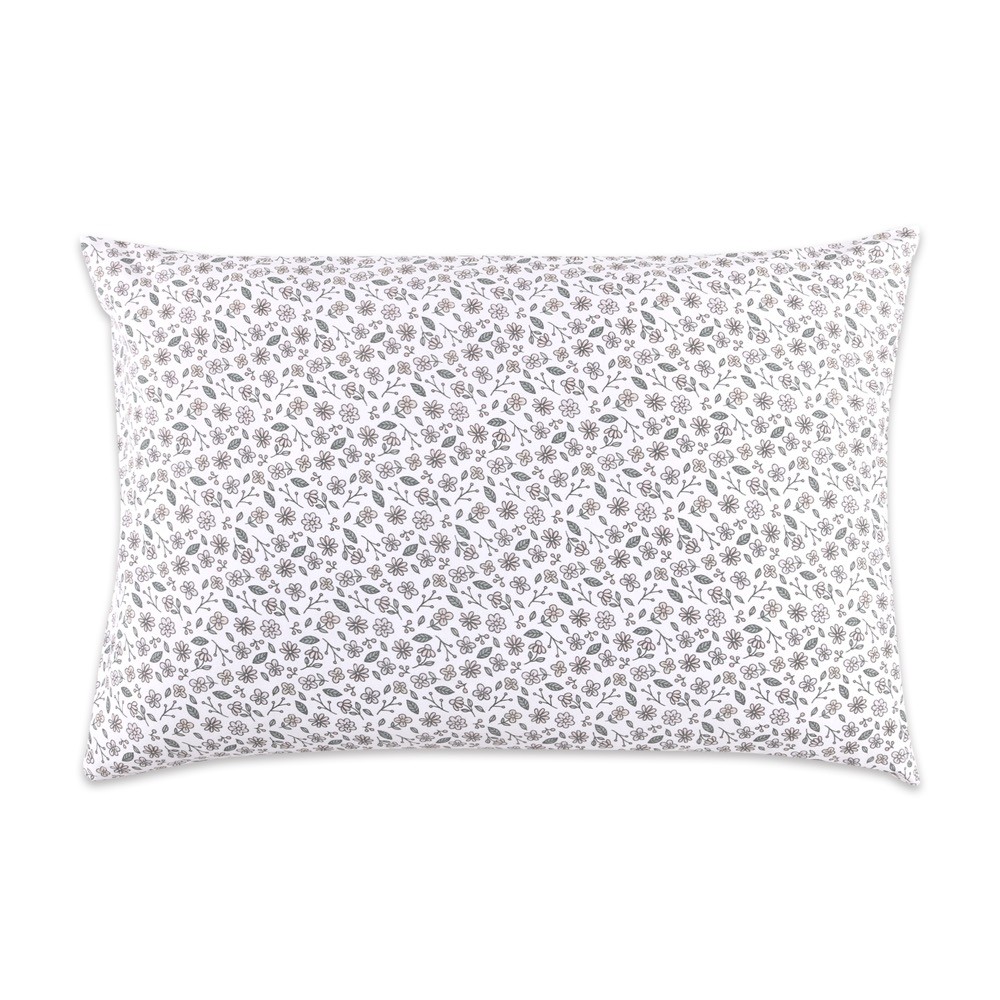 Bilbi Pillow Case Jersey Wildflower Pink Pillow Cases Baby Bunting AU