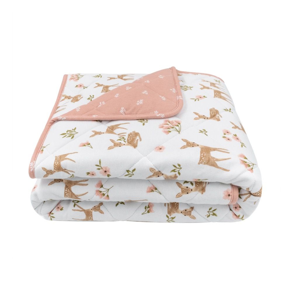 Living Textiles Cot Comforter Reversable Sophia Garden | Cot | Baby ...