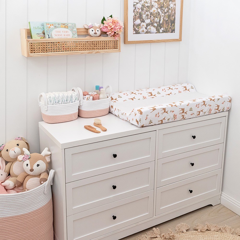 Living Textiles Change Mat Cover Sophia Garden Coverlets Baby