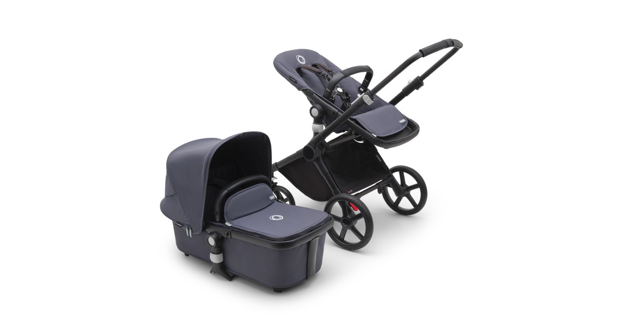 Bugaboo Fox Cub Black/Stormy Blue Baby Bunting NZ