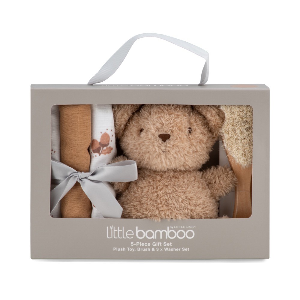 Little Bamboo 5 Piece Gift Set Iced Coffee 15 off Little Linen