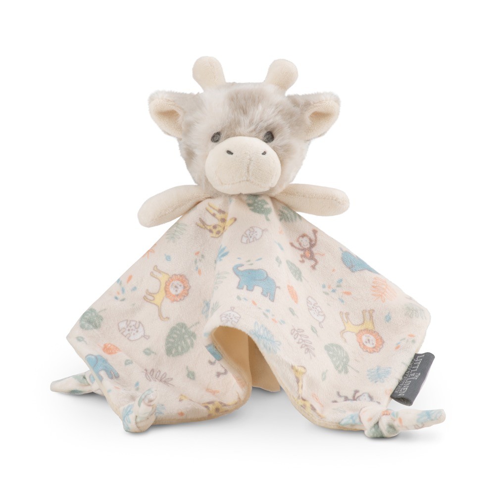 The Little Linen Co. Lovie Comforter Savanna Giraffe Security