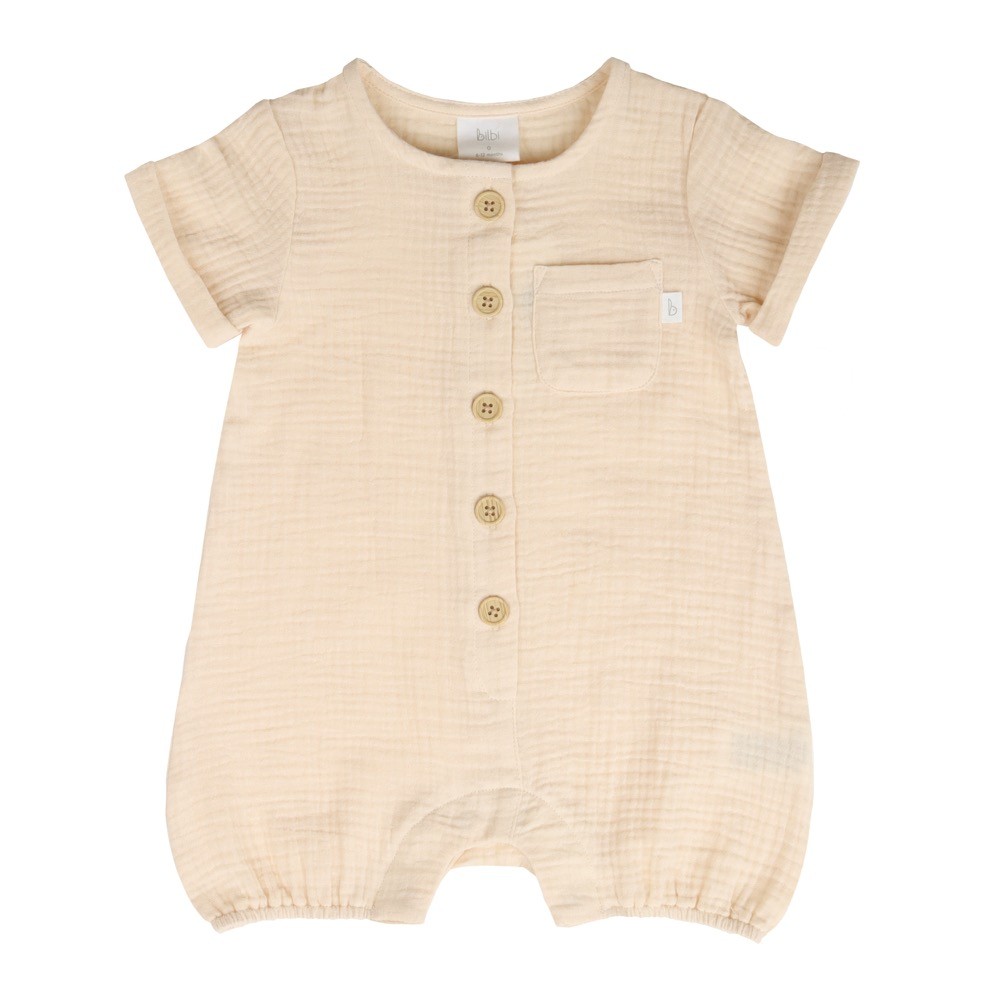 Bilbi Romper Short Sleeve Parchment Size 00