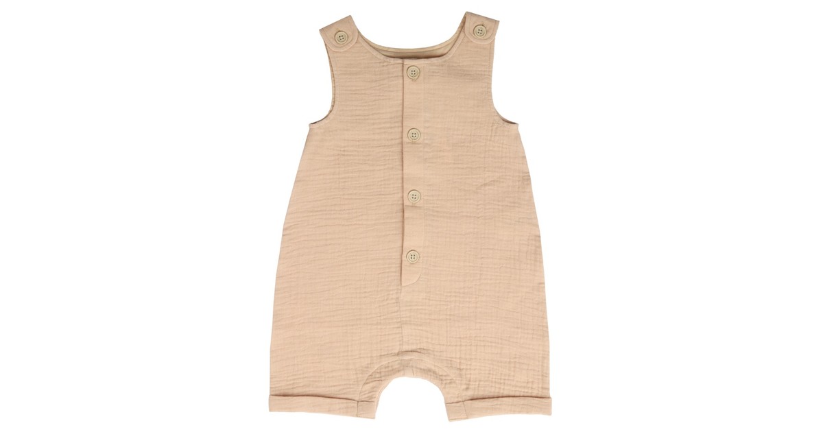 Blyth Baby Sleeveless Romper Natural