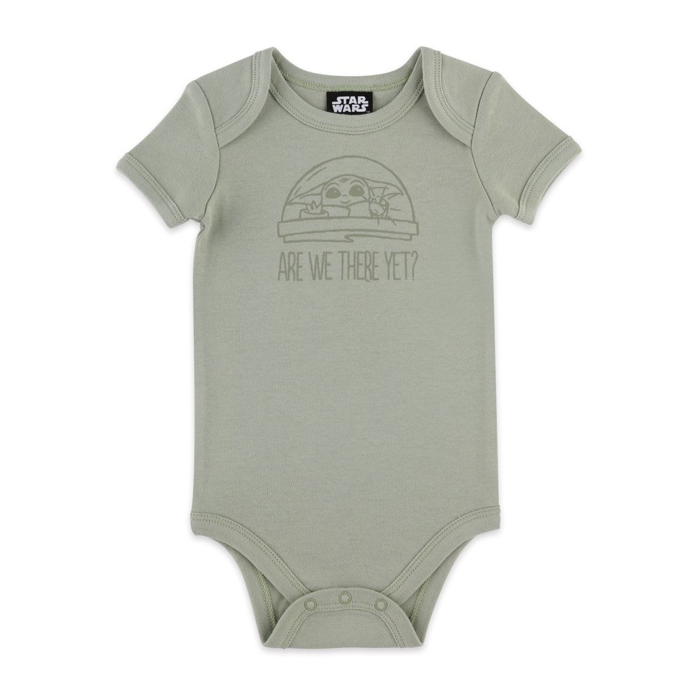 Disney Bodysuit Short Sleeve Grogu Green Size 00000