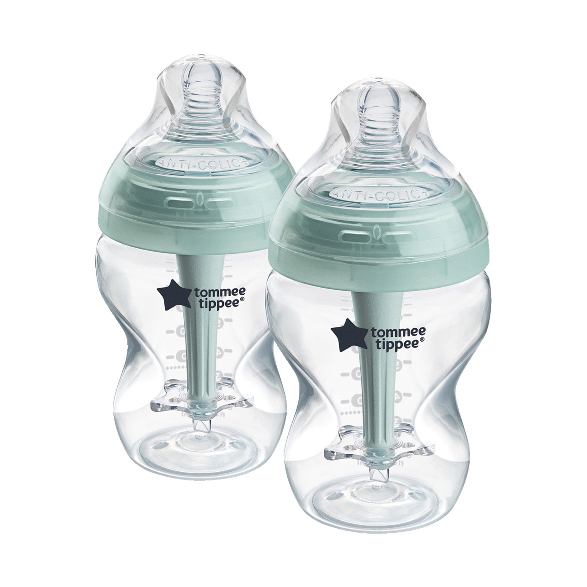 Tommee Tippee Advance Anti Colic Bottle With Slow Flow Teats 260Ml 0M Tommee Tippee Advance Anti Colic Bottle With Slow Flow Teats 260Ml 0M
