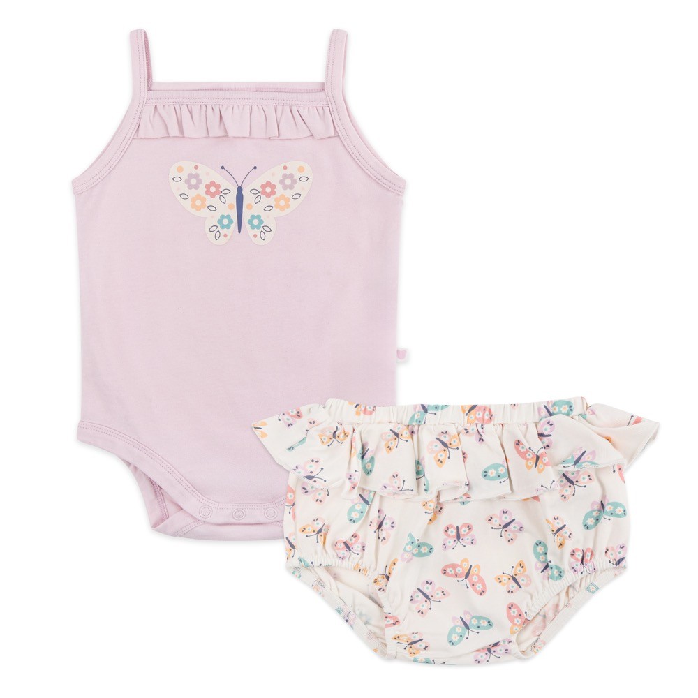 4baby 2 Piece Set Bodysuit And Shorts Butterfly Size 0