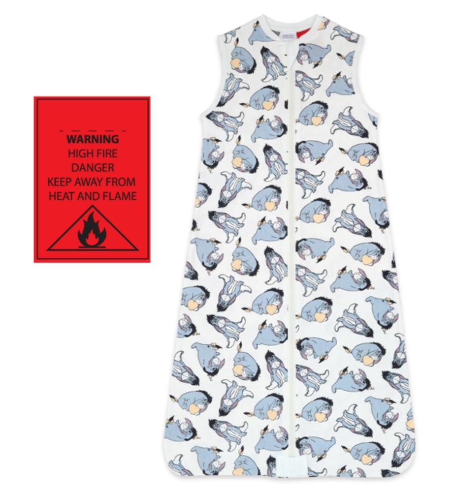 Disney Sleepbag Sleeveless Eeyore Tog Size 6-18 Months Baby