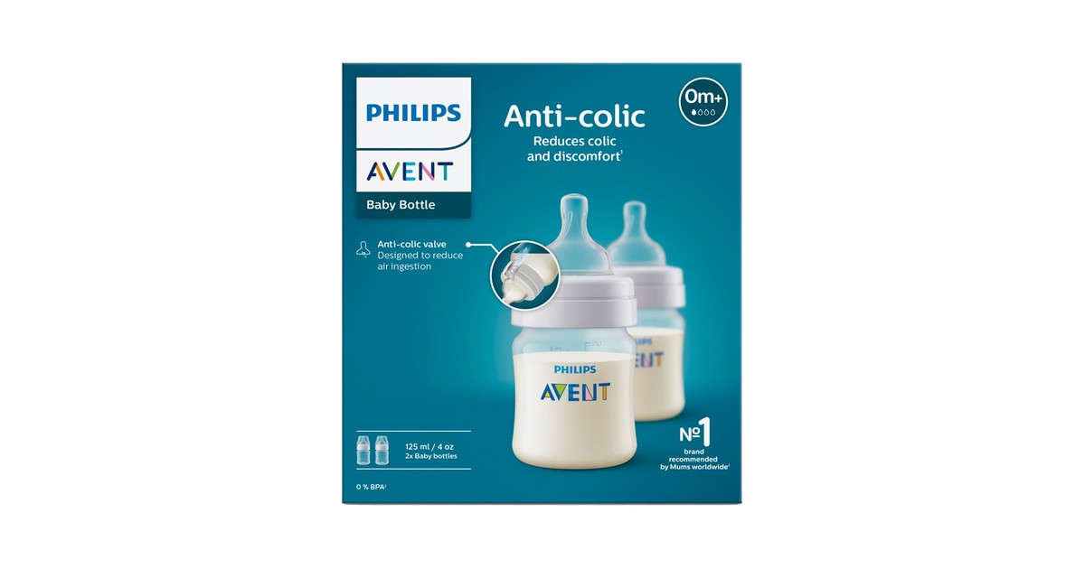 Avent Anti-Colic Baby Bottles 125Ml Pack Baby Bunting AU
