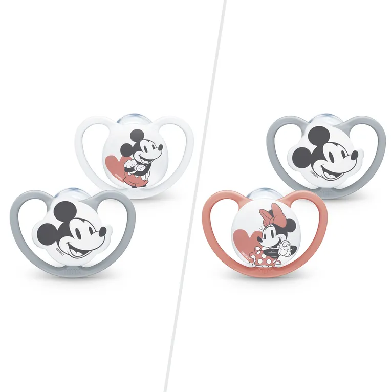 Nuk Soother 2 Pack Mickey Mouse Size 0 - 6 Months