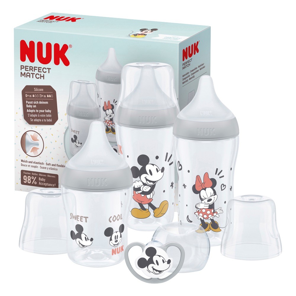 Nuk Perfect Match Starter Set Mickey Mouse Baby Bunting AU
