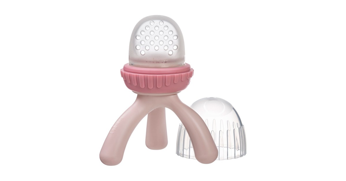 b.box Silicone Fresh Food Feeder Peony Purple