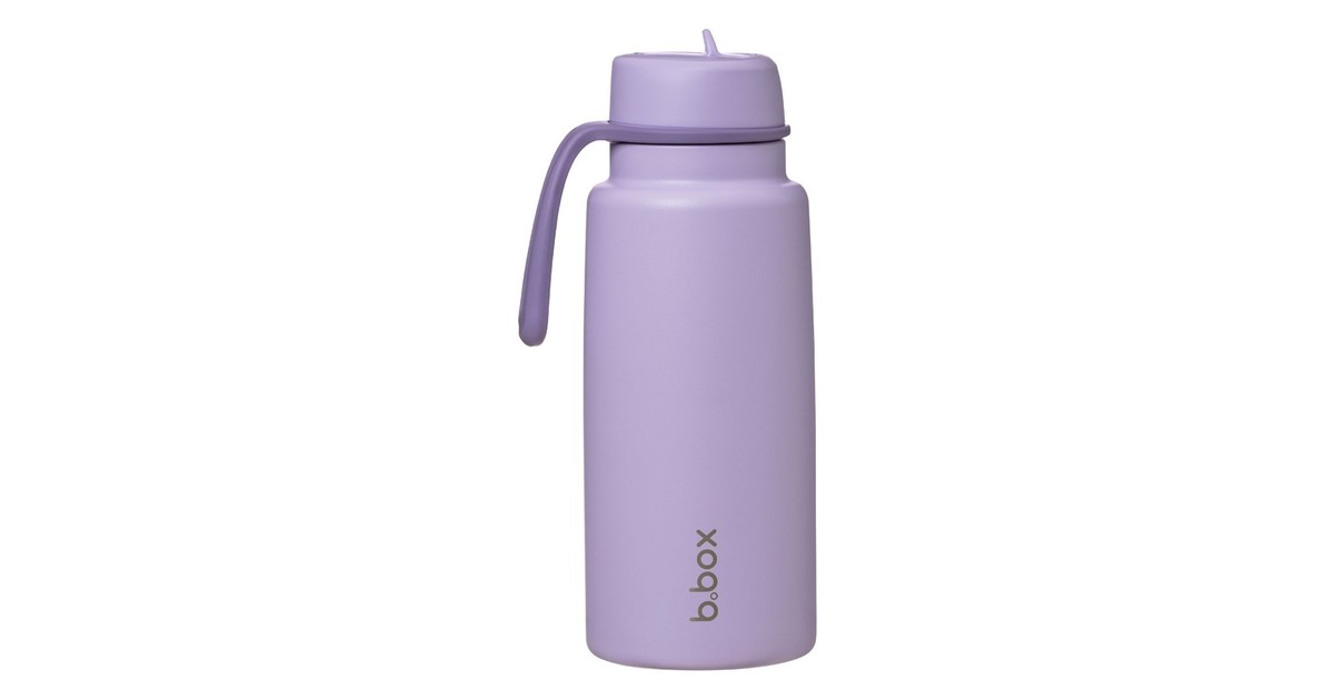 Bittle Box B.Box Flip Top Lid Insulated Bottle Lilac Love | Baby Bunting AU