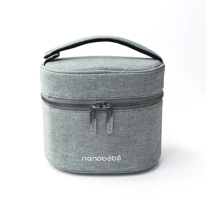 Nanobebe Double Cooler Bag Grey