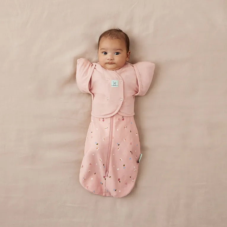 ergoPouch Butterfly Cardi 0.2 Tog Daisies Size 0-3 Months