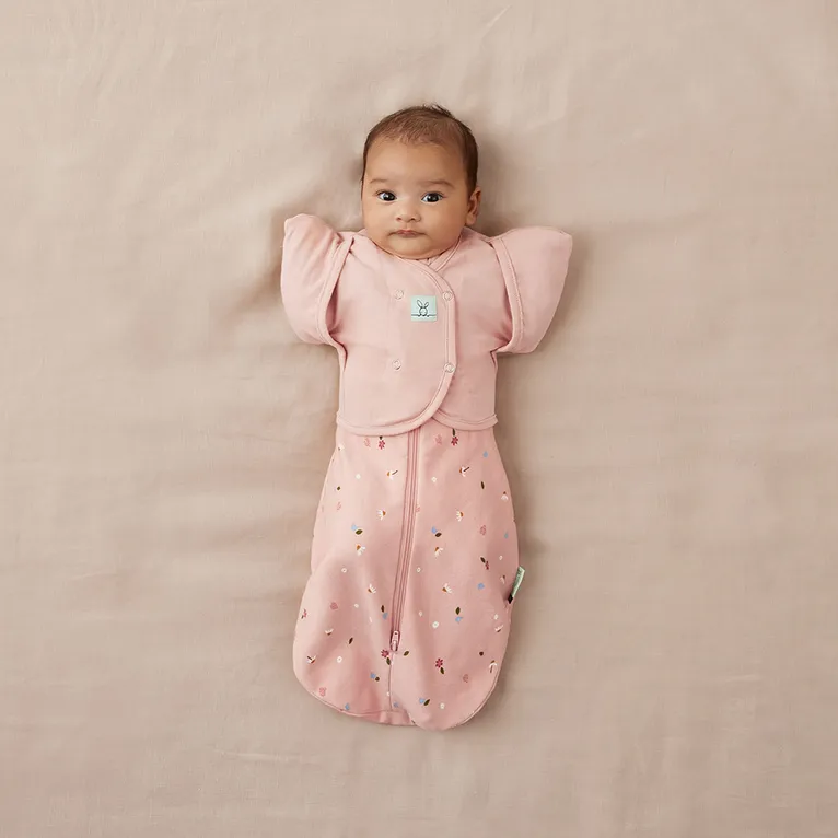 ergoPouch Butterfly Cardi 0.2 Tog Daisies Size 2-6 Months