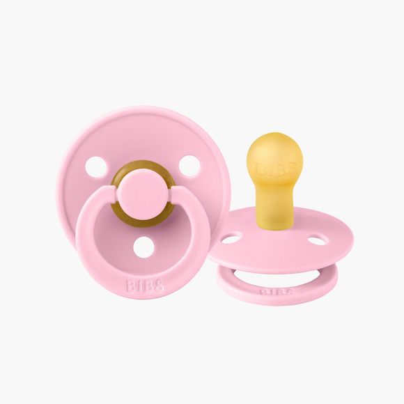 BIBS Round Pacifer Pink Stage 2