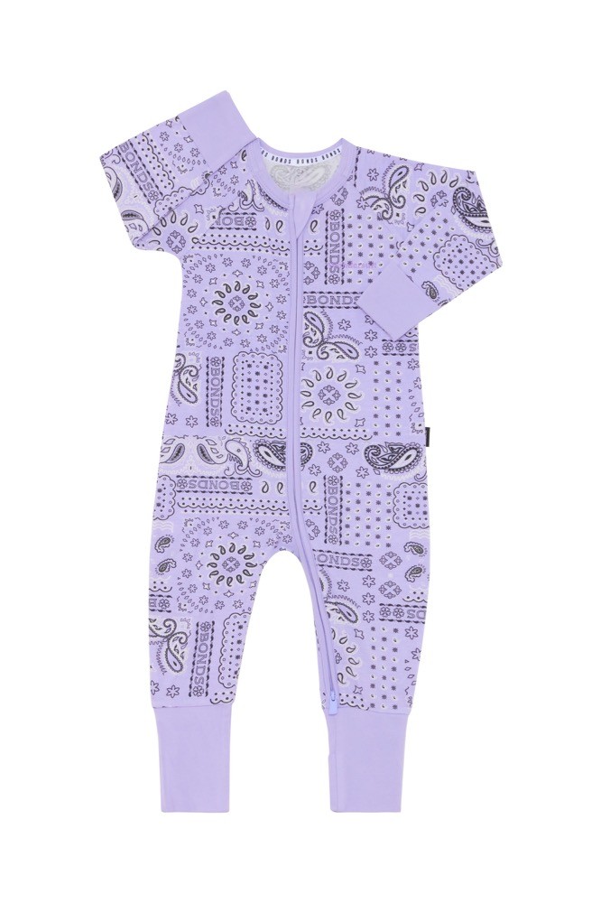 Bonds Zippy Long Sleeve Paisley Paradise | Baby Onesies | Baby Bunting AU