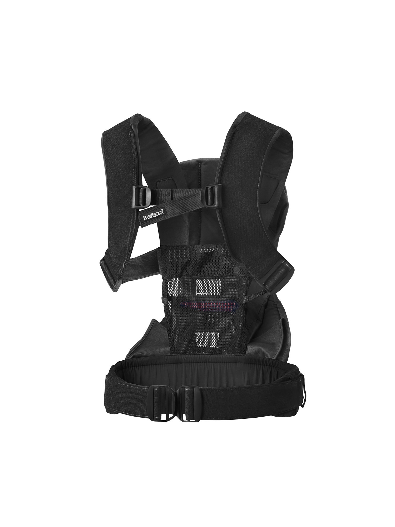 BabyBjorn Carrier One Cotton Black Baby Bunting AU