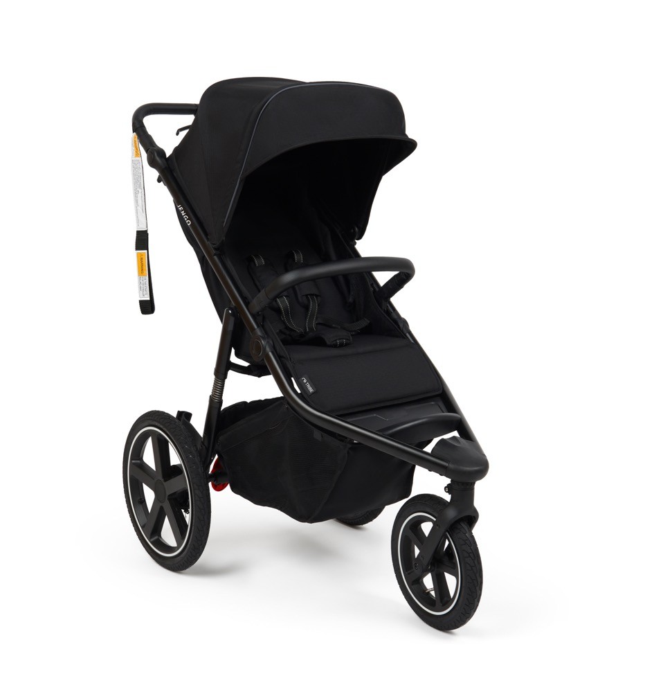 Black 3 wheel stroller on sale