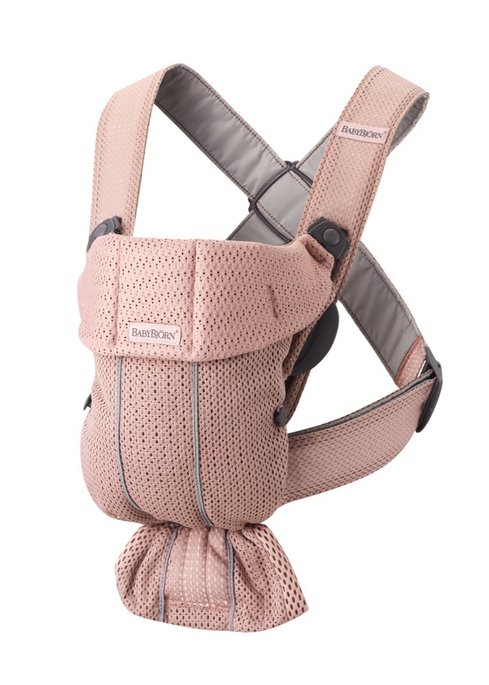 Babybjorn Carrier Mini 3D Mesh Dusty Pink | Baby Bunting NZ