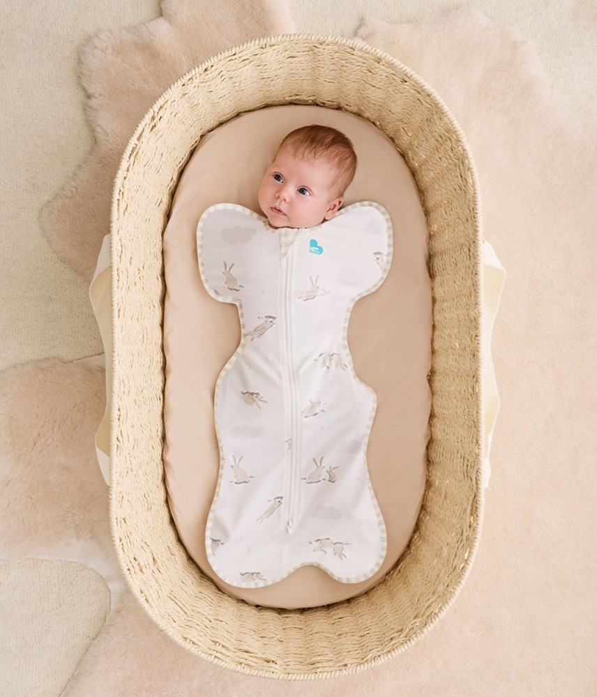 Love To Dream Swaddle Up Cloud Bunnies 1 Tog White Size Newborn ...