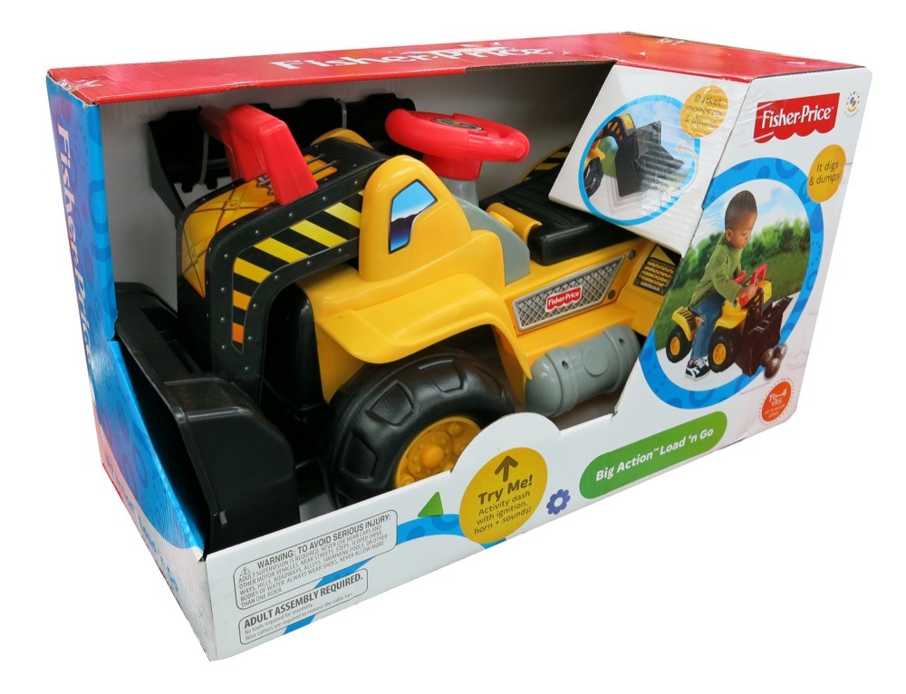 Fisher price dump truck ride on online