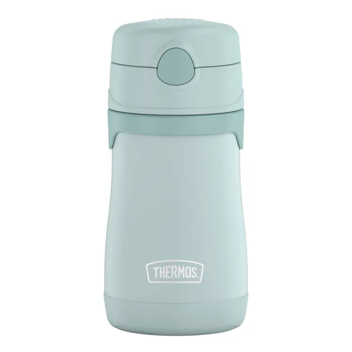 Thermos Stainless Steel Vacuum Insulated Drink Bottle With Straw 290Ml - Mint