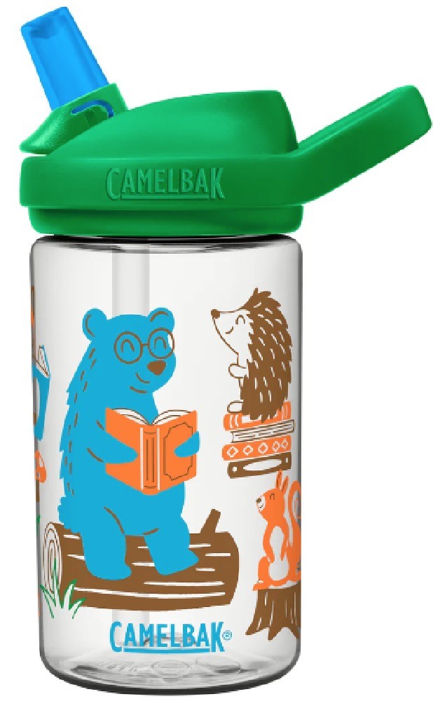 Camelbak Hydration Eddy+ Kids 14Oz Reading Animals Green