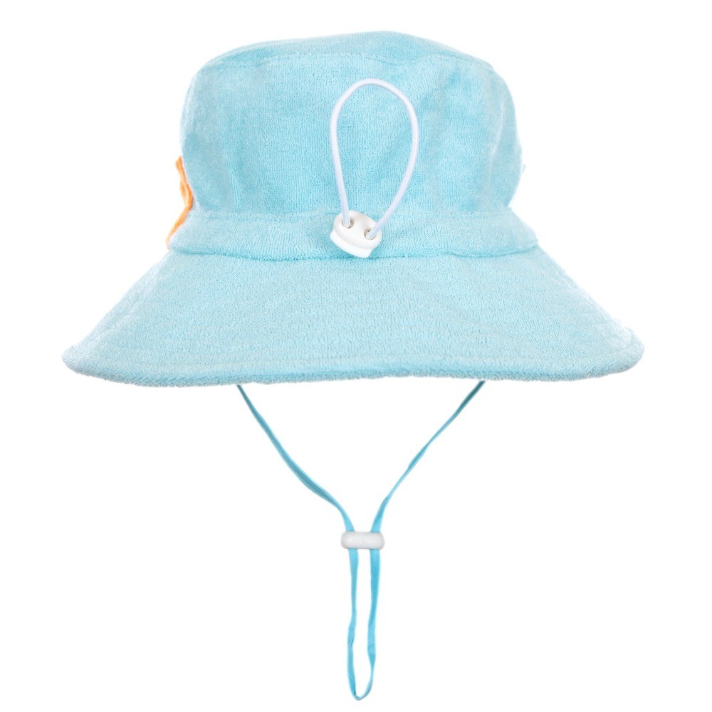 Acorn Bucket Hat Towelling Blue Size Medium