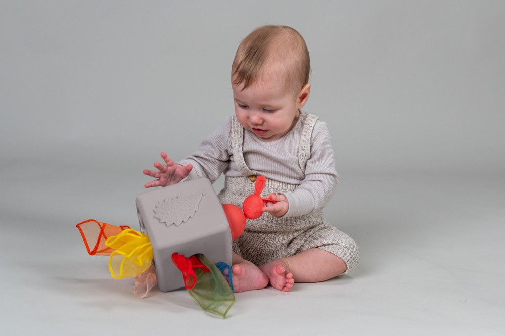 Taf Toys Black & White Spinning Babyboekje