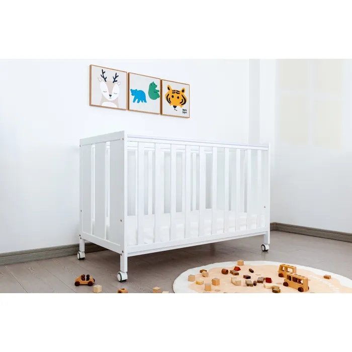 Jengo Archer Compact Cot & Mattress White