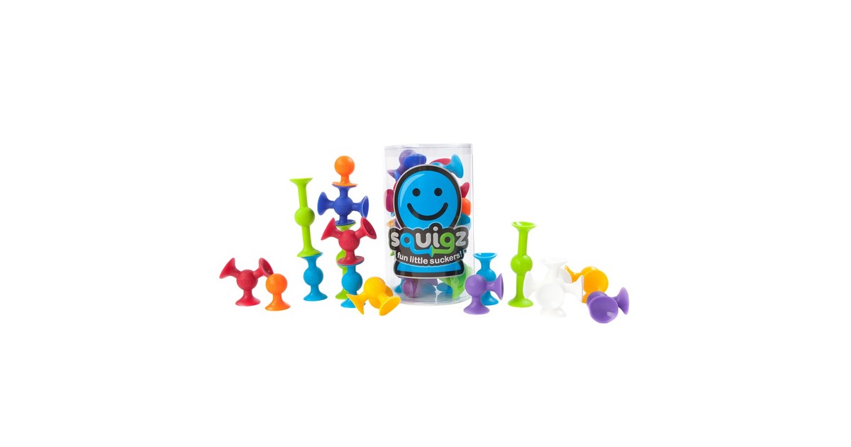 Fat Brain Squigz Toy Squigz Deluxe 50 Piece Set Toys Building