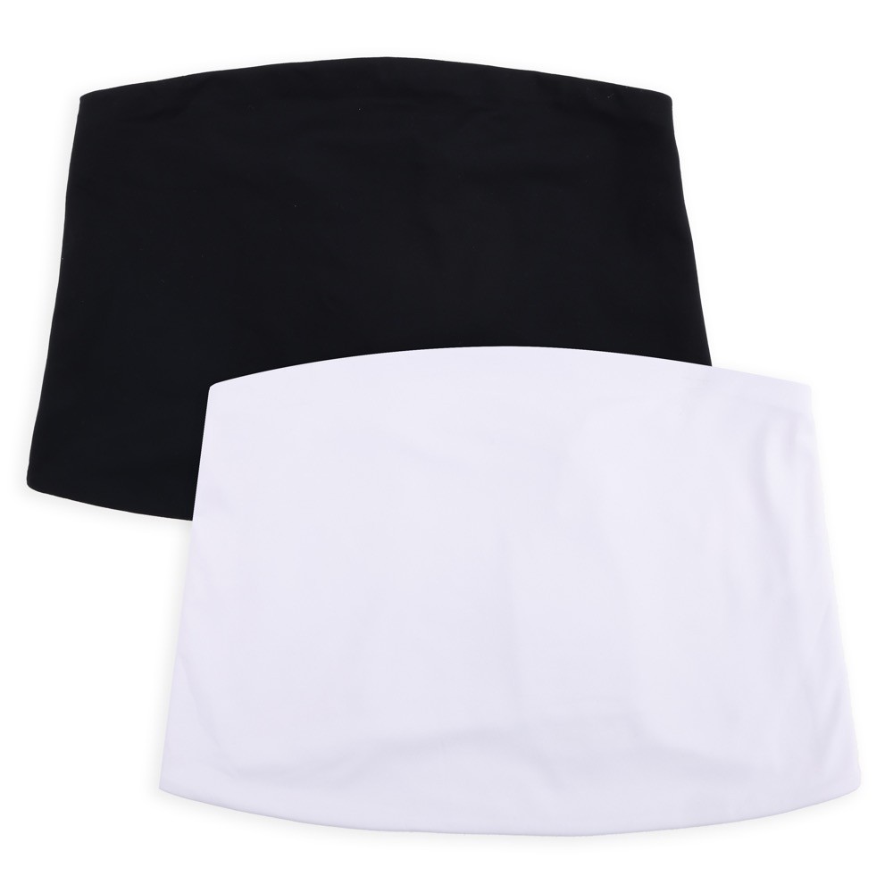 Blossom & Bloom 2 Pack Belly Band Black / White Size Small