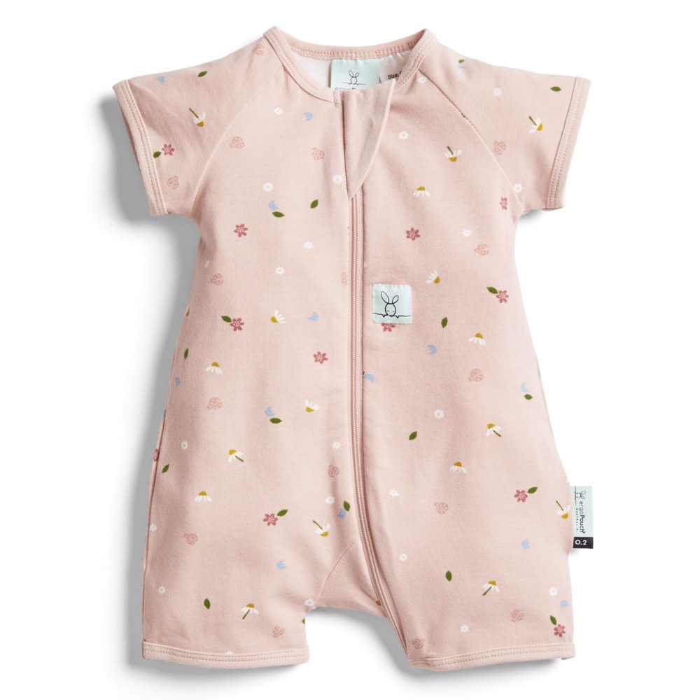 ergoPouch Layers Short Sleeve 0.2 Tog Daisies Size 0000