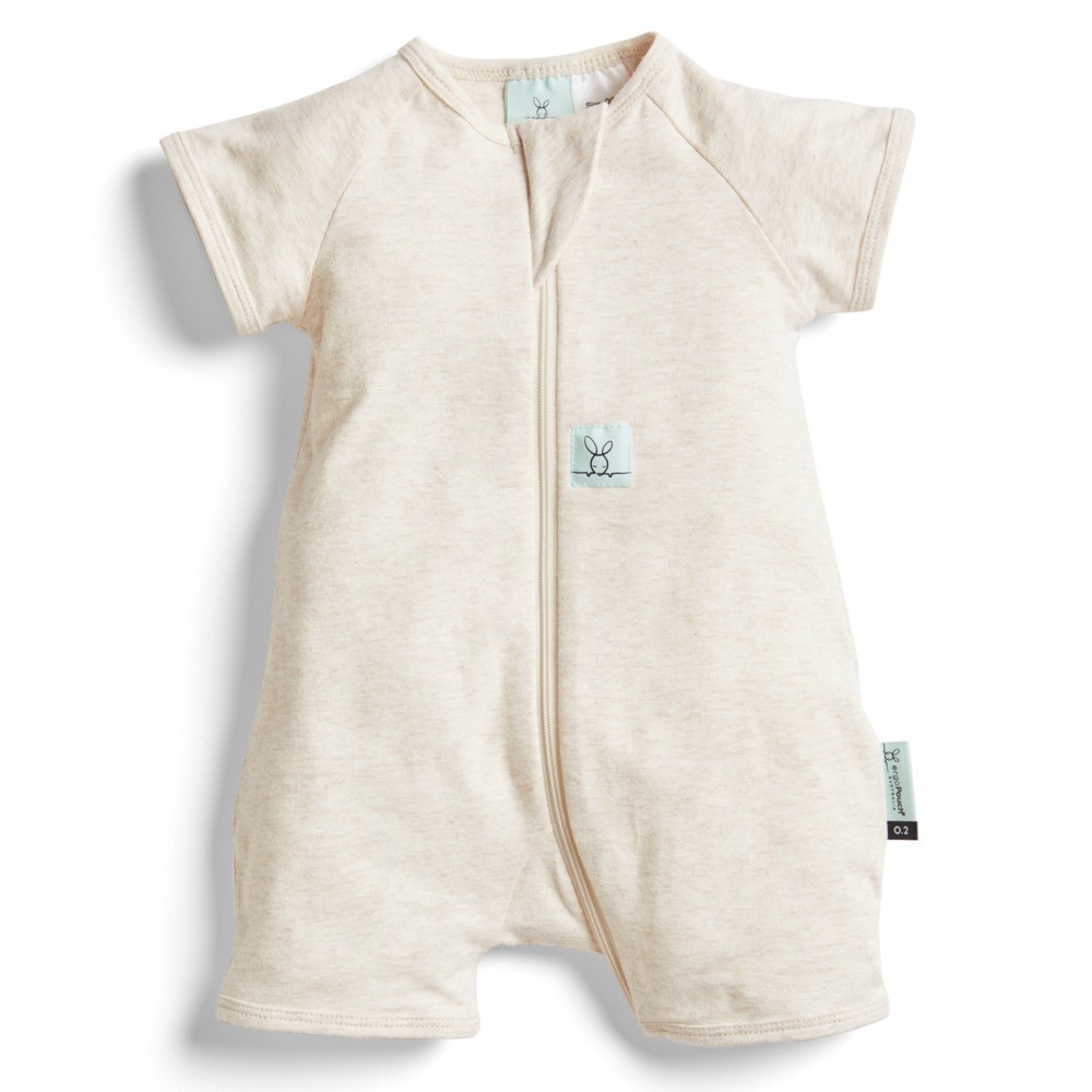 ergoPouch Layers Short Sleeve 0.2 Tog Oatmeal Marle Size 1 Years