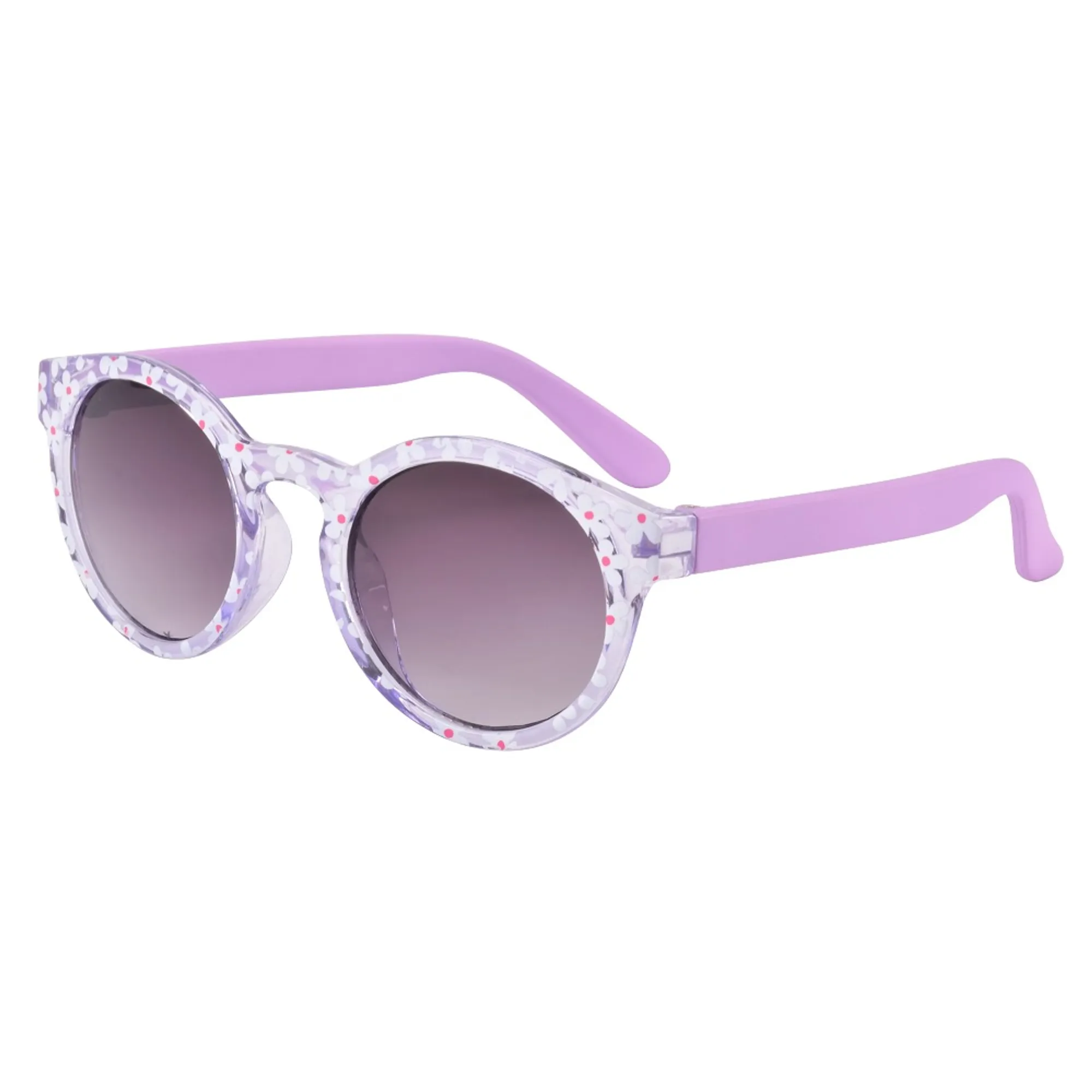 Frankie Ray Sunglasses Rubber Temple Round Daphne Lilac