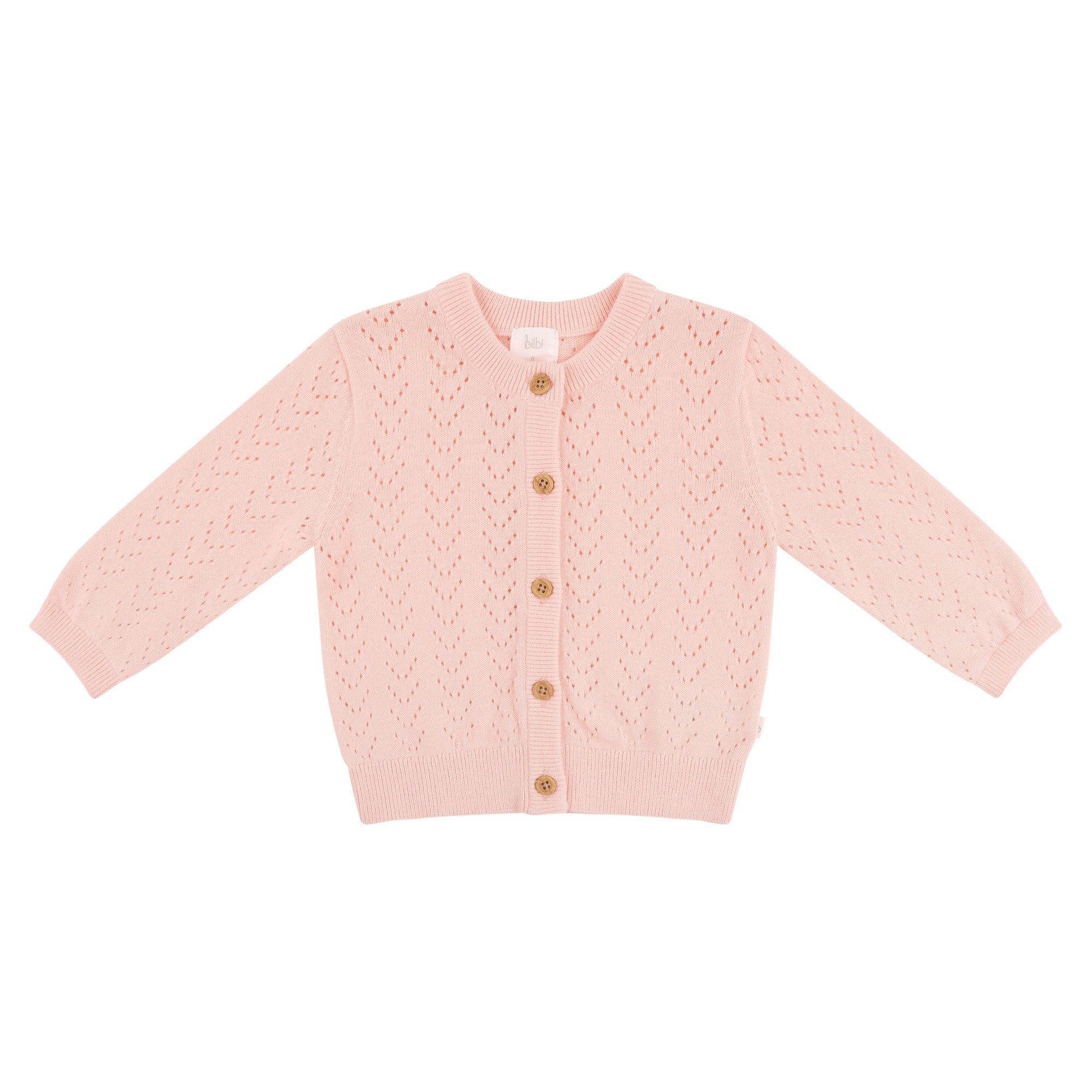 Bilbi Cardigan Pointelle Dewdrop Pearl Size 1