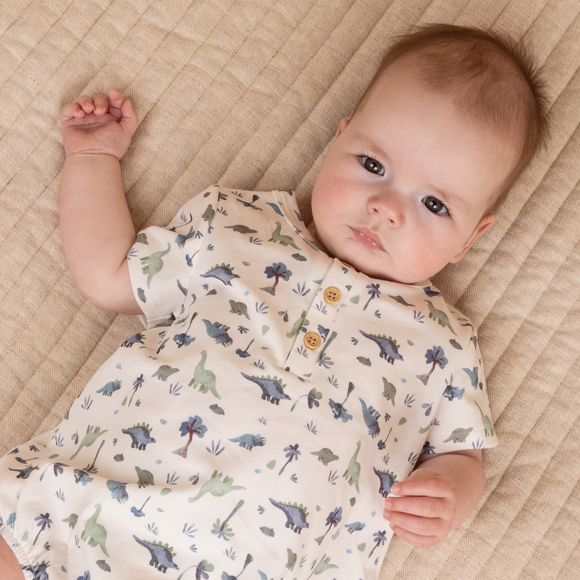 Bilbi Bodysuit Cooper White | Bodysuits | Baby Bunting AU