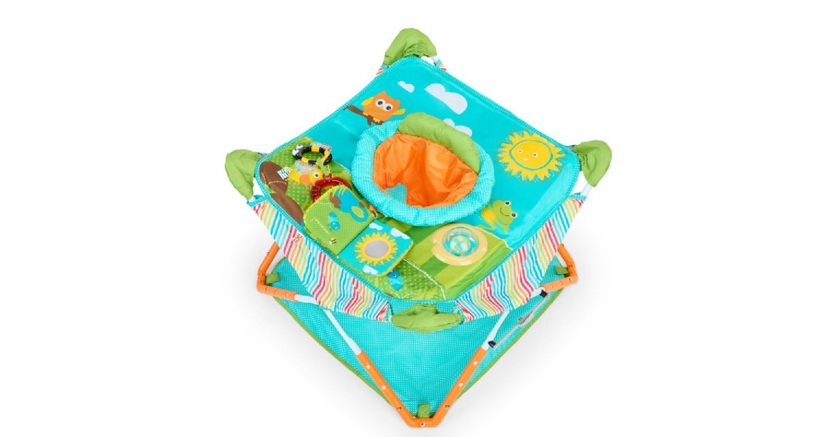 Bright Starts Pop N Jump Portable Activity Jumper Owl Forest | Baby ...