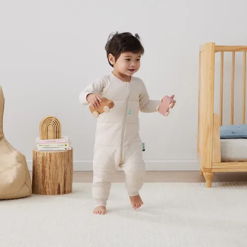 ergoPouch Sleep Onesie 3.5 Tog Oatmeal Marle Size 2-3 Years