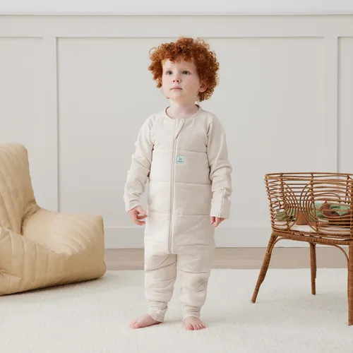ergoPouch Sleep Onesie 3.5 Tog Oatmeal Marle Size 2-3 Years